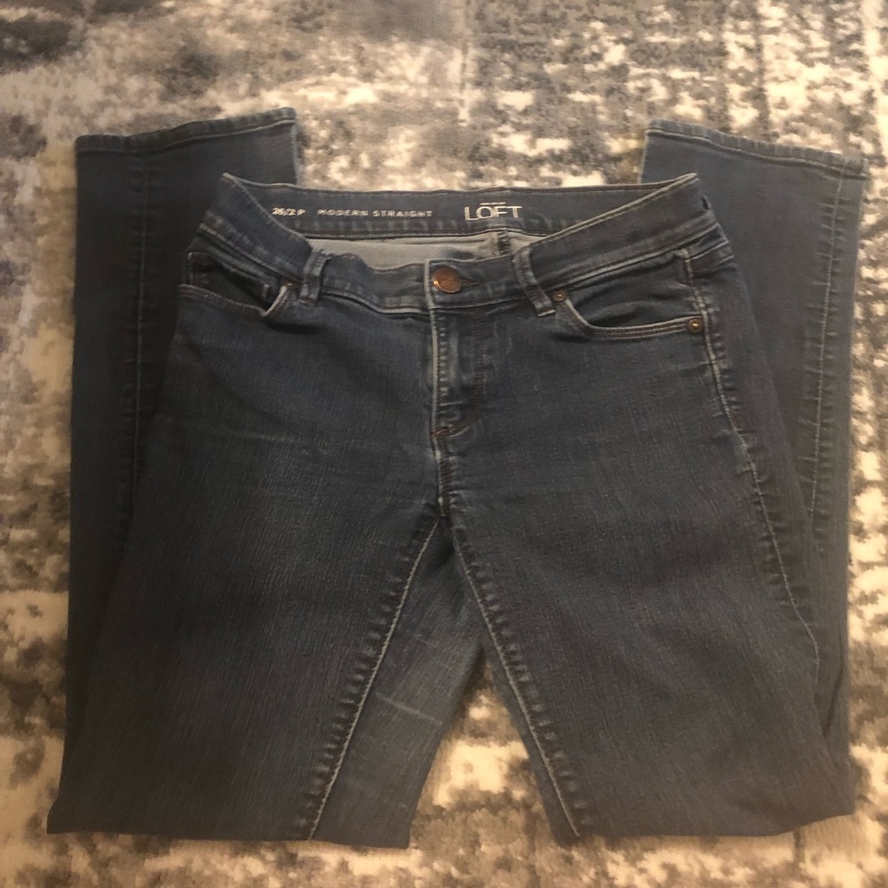 Ann Taylor LOFT Medium Wash Skinny Jeans